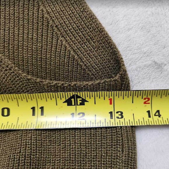 New S Anthropologie x Daily Practice Placid sweater dress in Moss Green - Picture 9 of 11